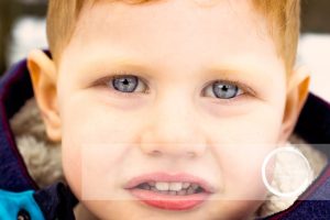 Coloured portrait of a young boy on a Family Photography Shoot