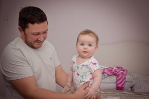 newborn photoshoot at home in Northern Ireland, family portrait photography belfast