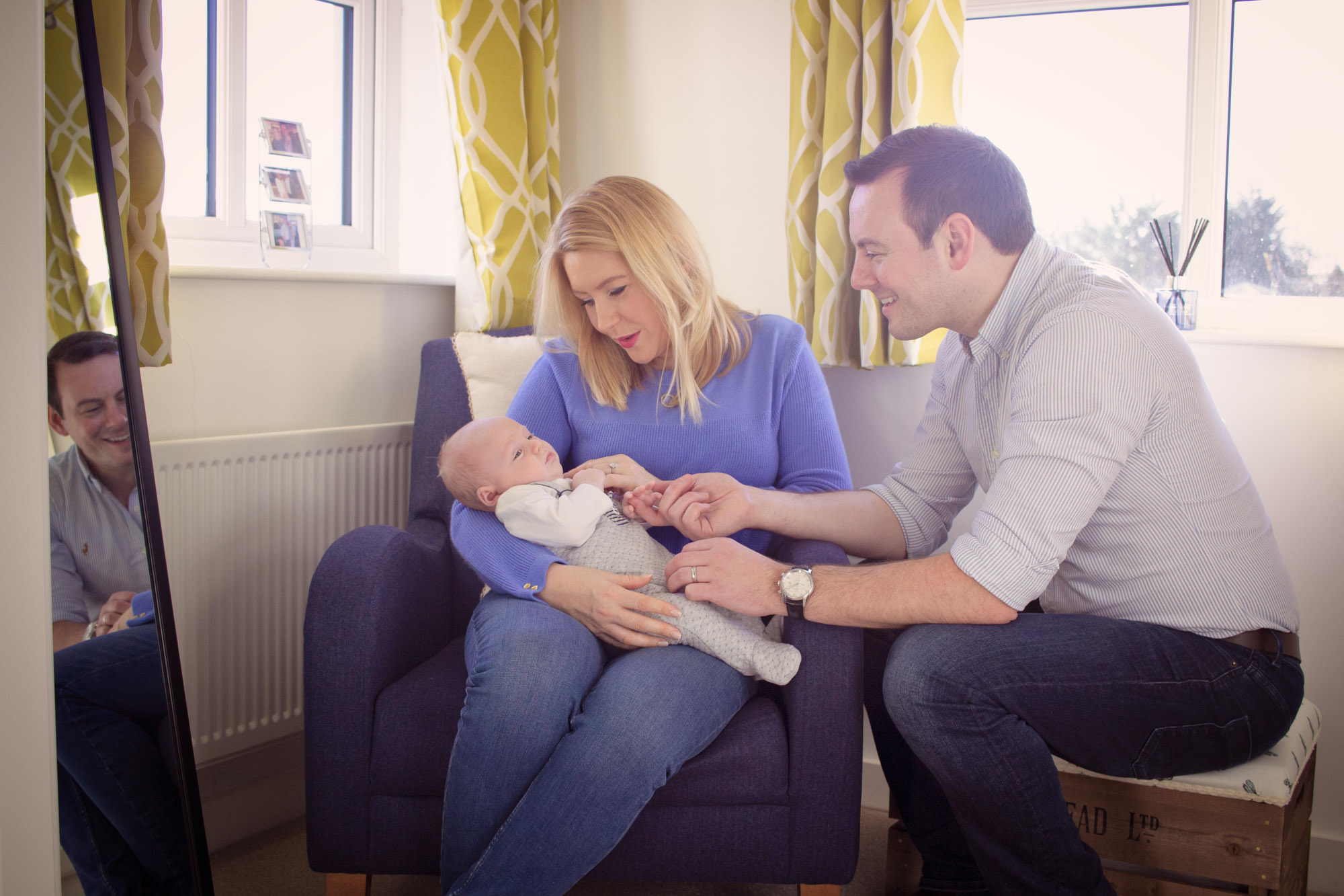 In home newborn photography Belfast